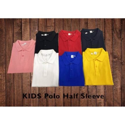 قميص بولو للأطفال بنصف كم